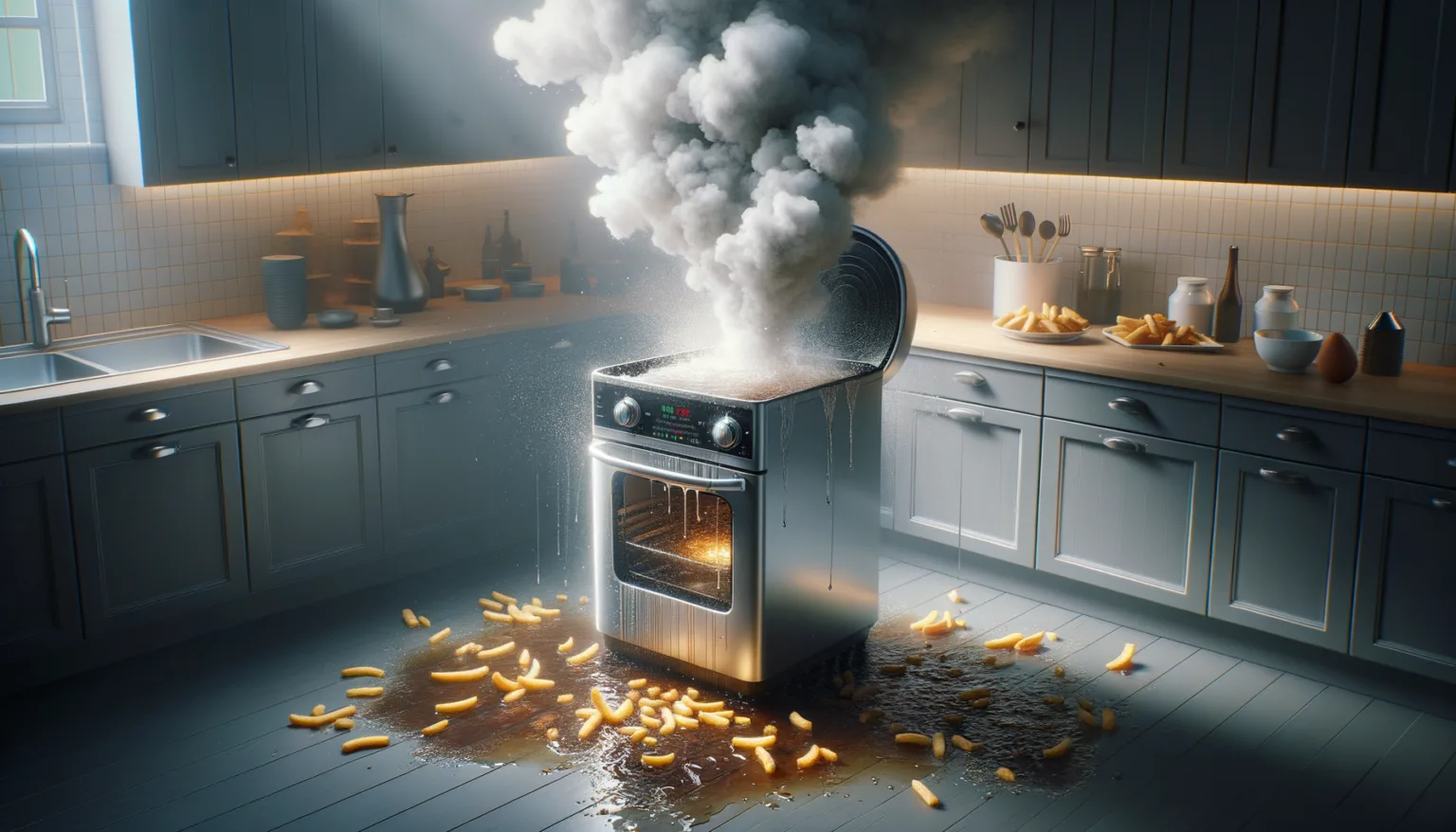 Fritteuse qualmt oder spritzt stark: Ursachen verstehen und beheben