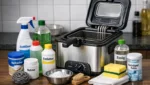 Welche Reinigungsmittel sind fuer die Fritteuse sinnvoll und sicher?