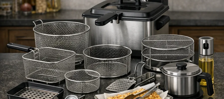 Welches Frittierzubehoer ergaenzt deine Fritteuse sinnvoll?